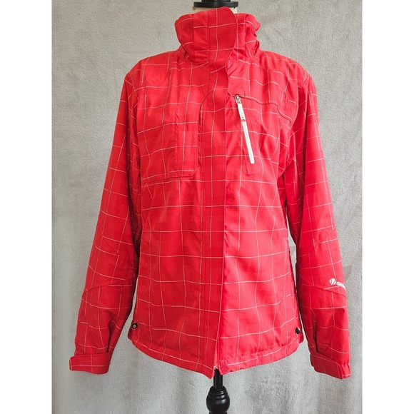 Sunice Jackets & Blazers - Sunice Waterproof Ski Jacket Red/White Grid - Size 14 - MINT Condition with Hood